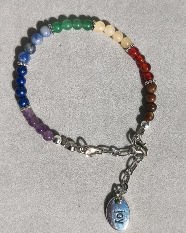 Pieza Pulsera 7 Chakras Arcoiris